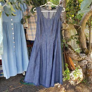 eShakti Lightweight Denim Chambray Dress - NWOT